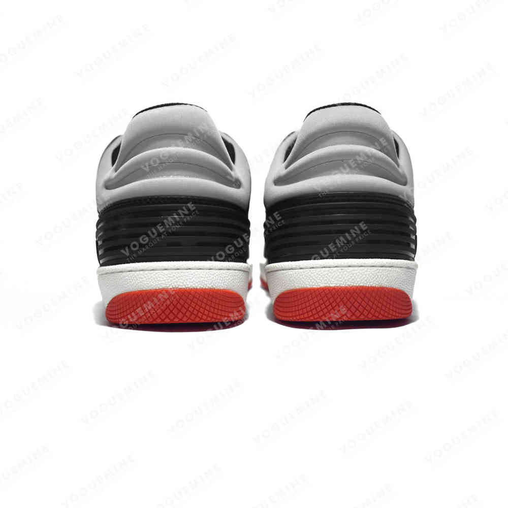 Gucci Black & Red Premium Basket Sneakers-thumb-4