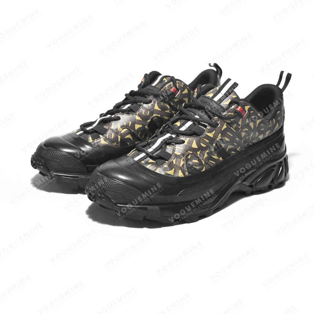 Burberry Black & Brown Premium Quality Sneakers-thumb-2