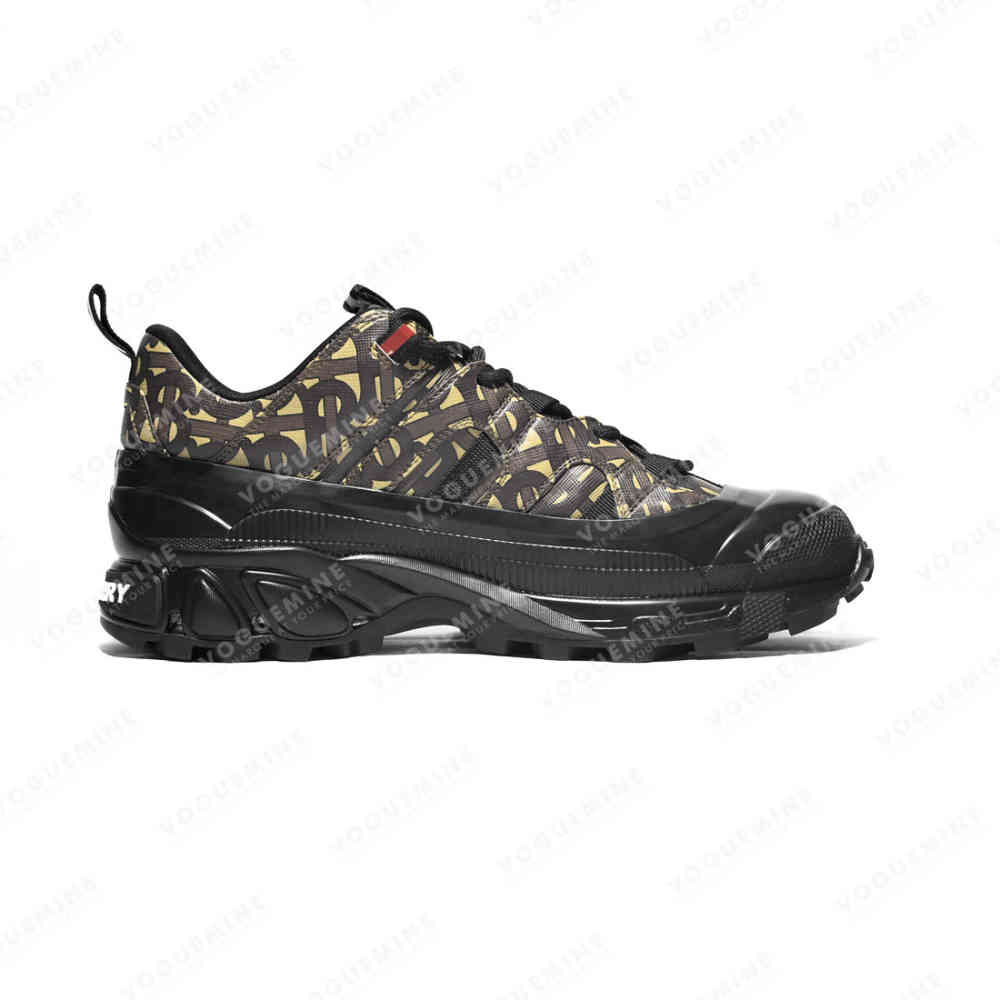 Burberry Black & Brown Premium Quality Sneakers-thumb-1