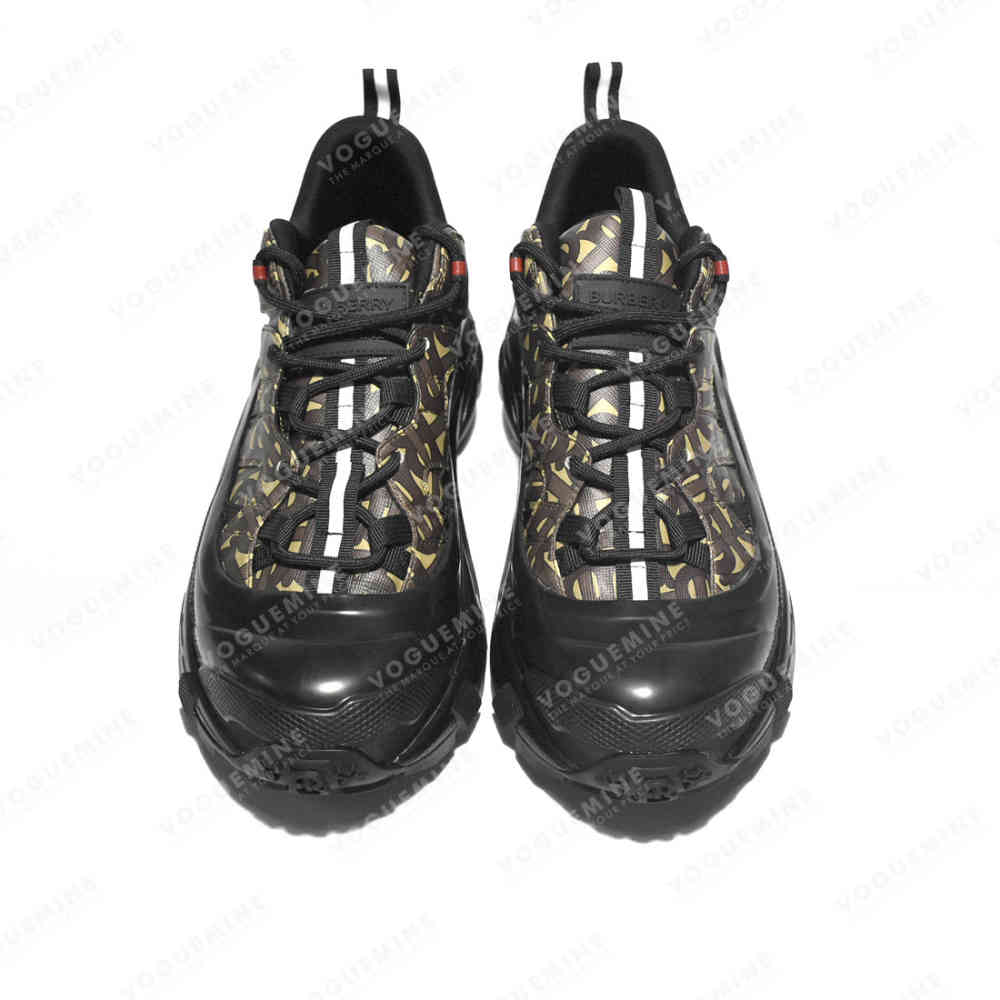 Burberry Black & Brown Premium Quality Sneakers-thumb-3