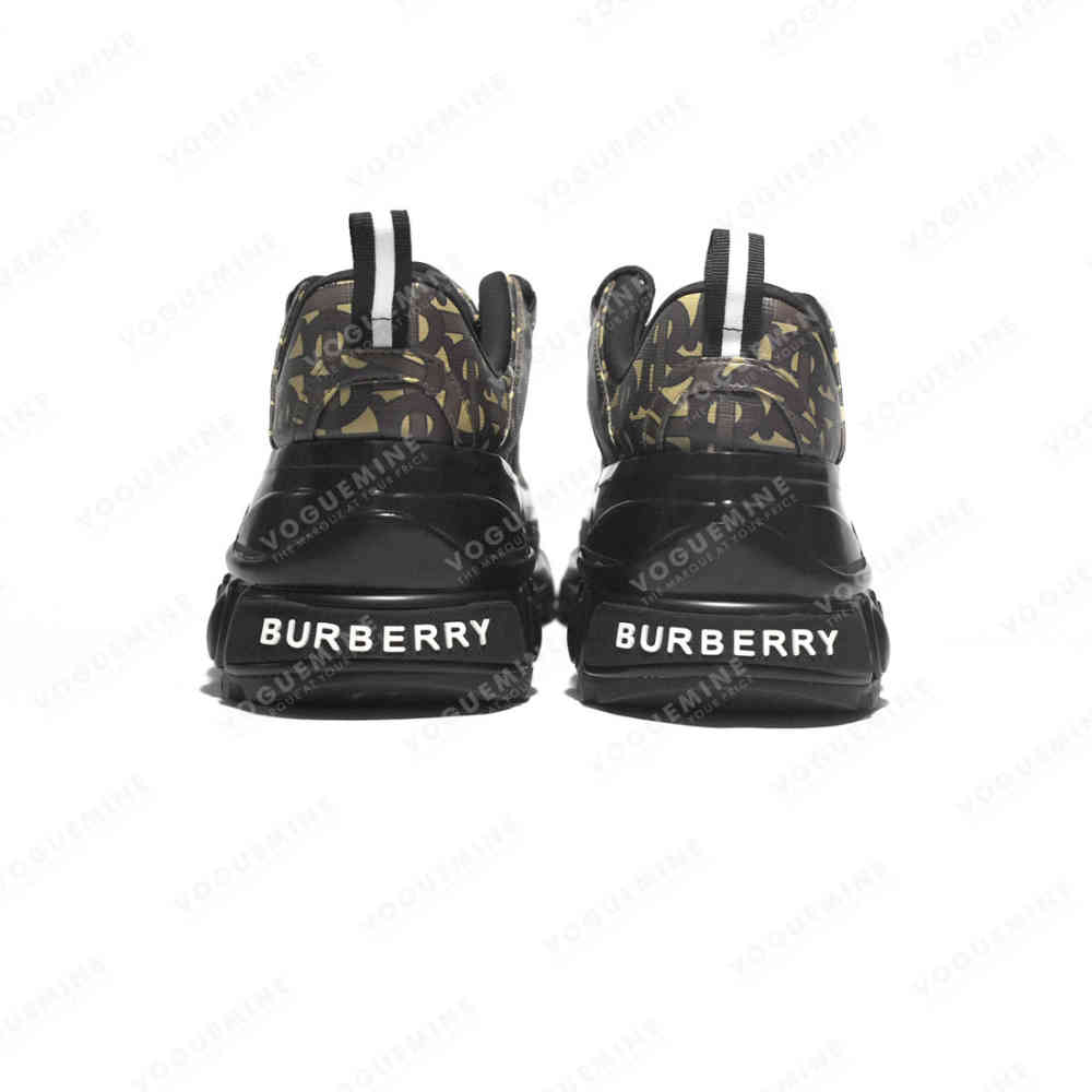 Burberry Black & Brown Premium Quality Sneakers-thumb-4