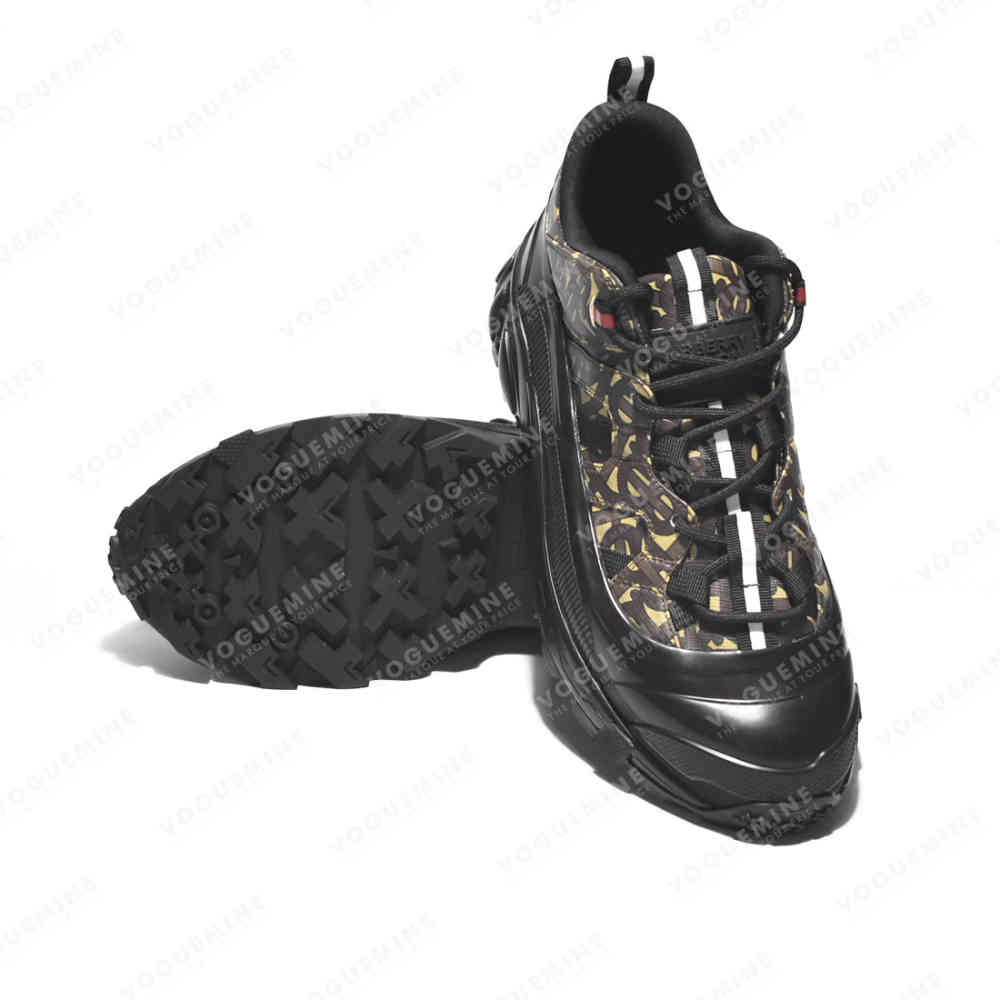 Burberry Black & Brown Premium Quality Sneakers-thumb-5