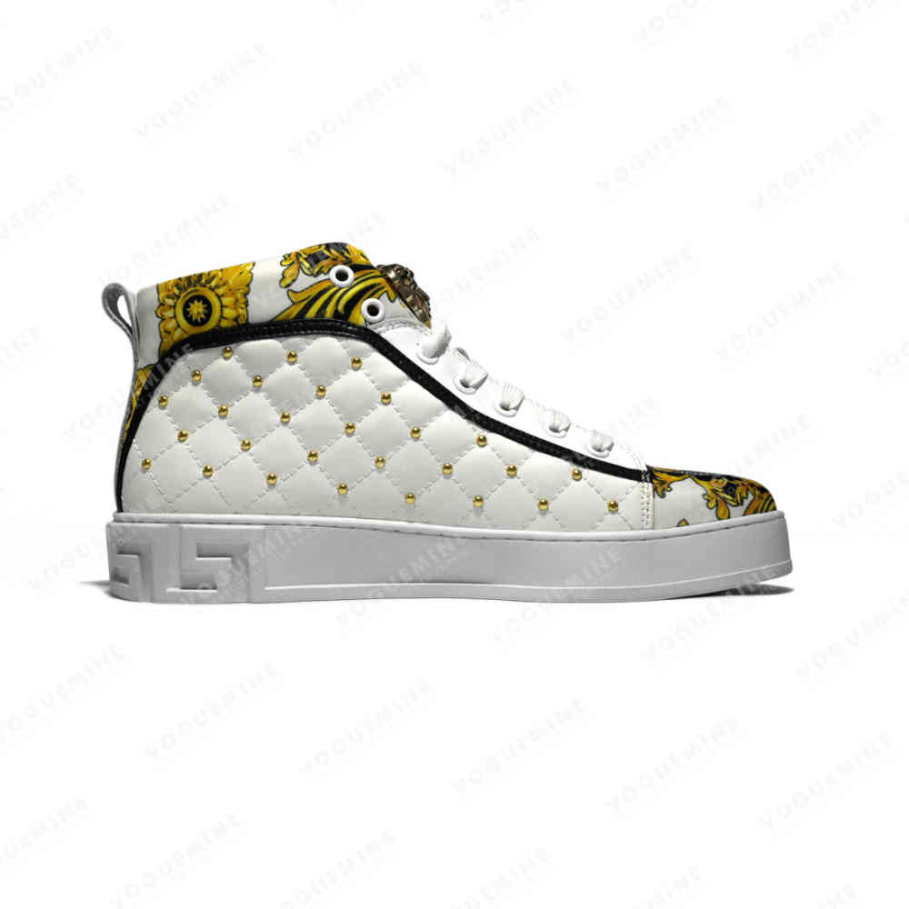 Versace White Premium Quality Sneakers-thumb-1