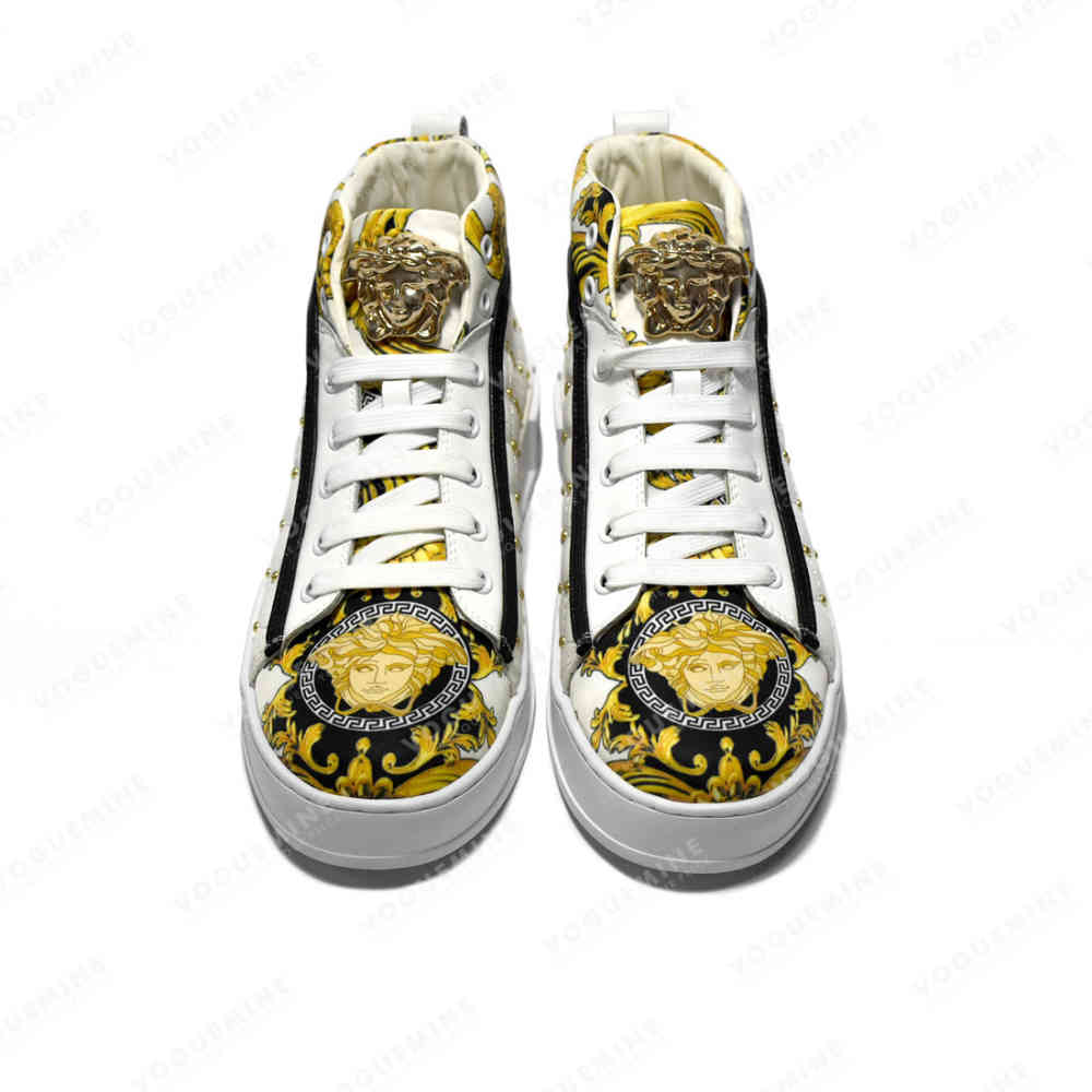 Versace White Premium Quality Sneakers-thumb-3