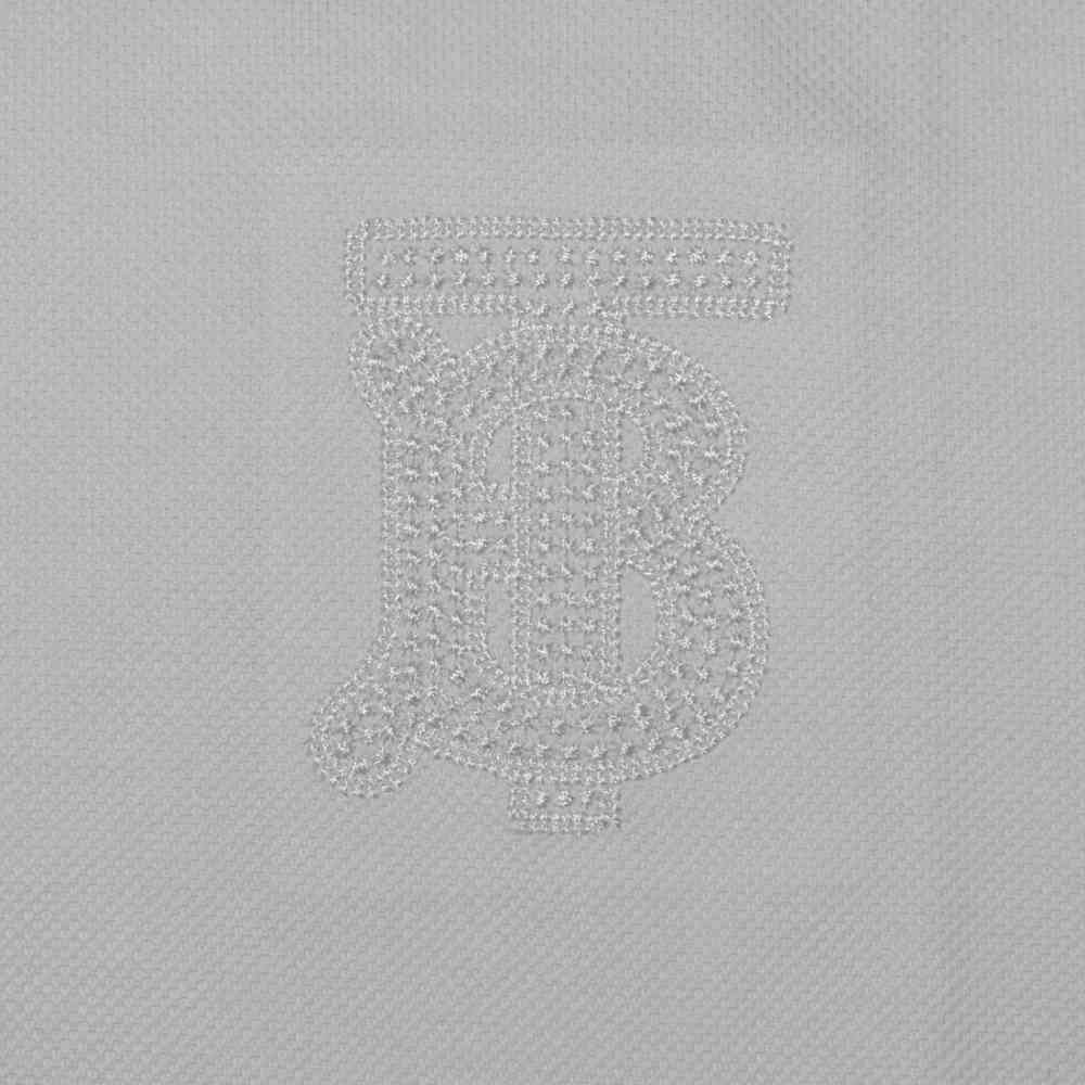 Burberry White Premium Quality Luxury Tees-thumb-3