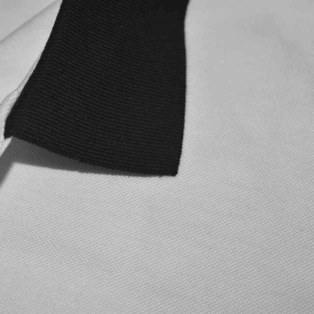 Prada White Embroidered Logo Premium Quality Polo T-shirt-4