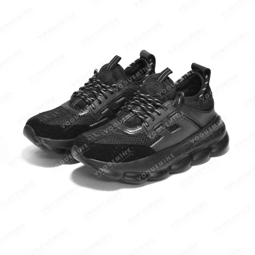 Versace Black Premium Quality Sneakers-thumb-2