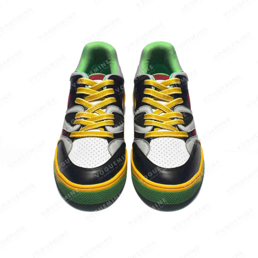 Gucci Green & Black Premium Quality Sneakers-thumb-3