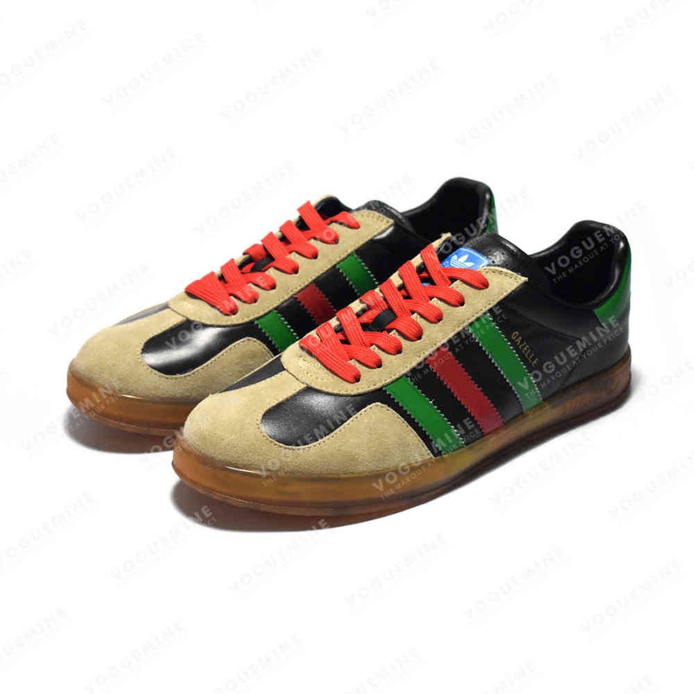 Gucci Red & Black Premium Quality Sneakers-2