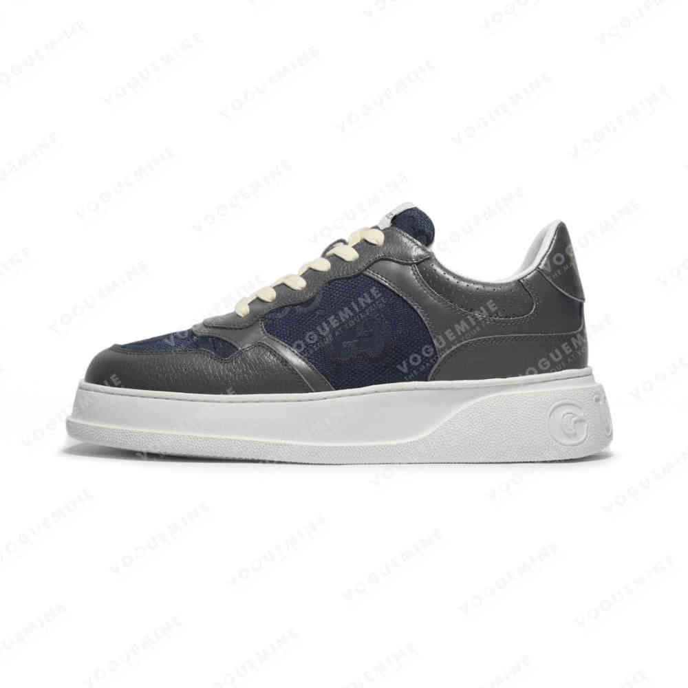 Gucci Grey & Blue Premium Quality Sneakers-thumb-0