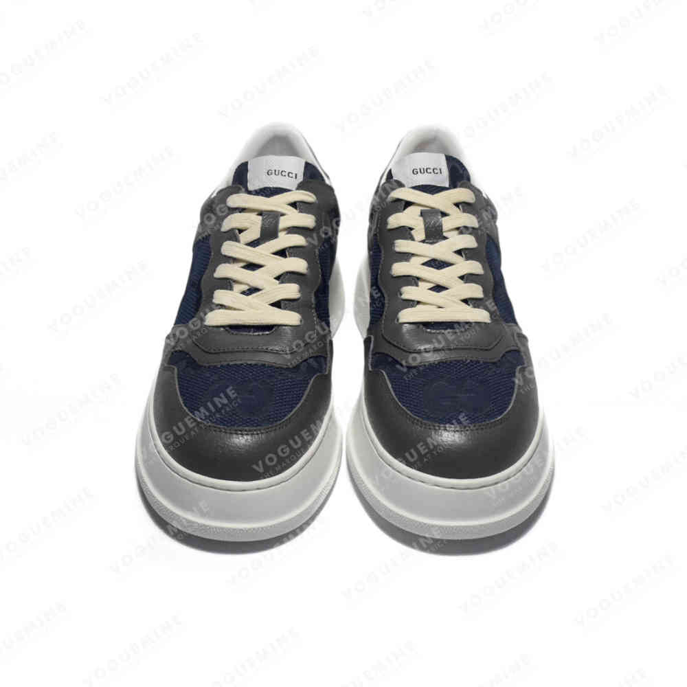 Gucci Grey & Blue Premium Quality Sneakers-thumb-3