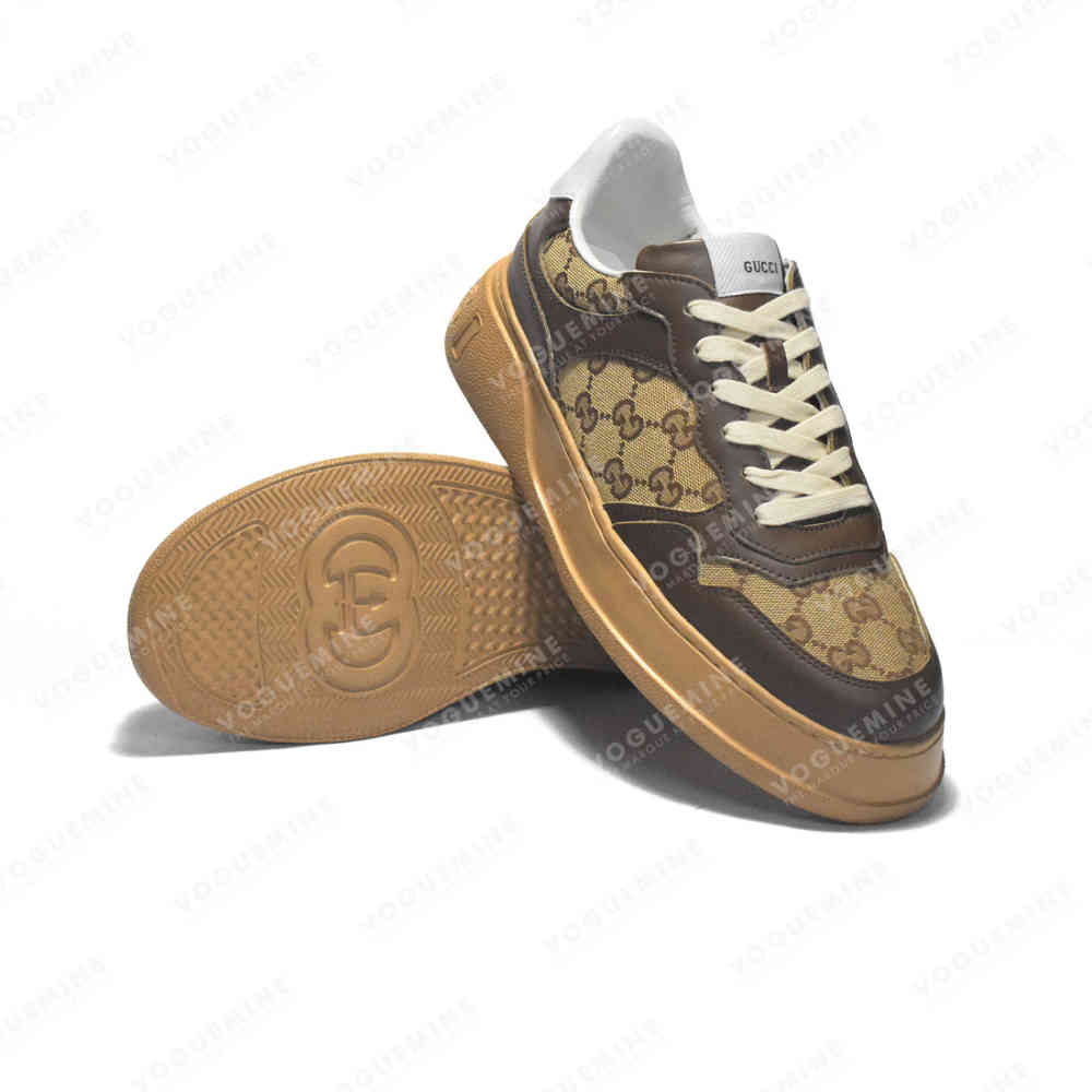 Gucci Brown Premium Quality Sneakers-thumb-5
