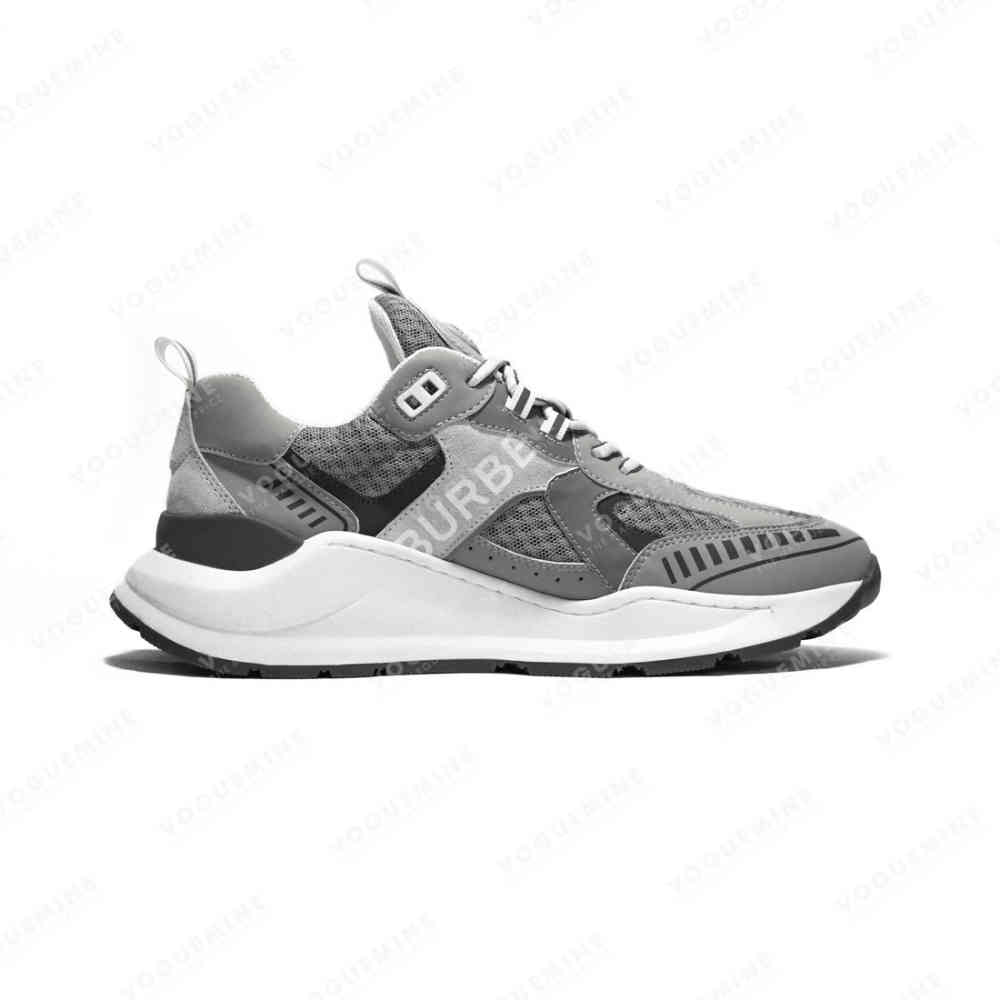 Burberry Grey Premium Quality Sneakers-thumb-1