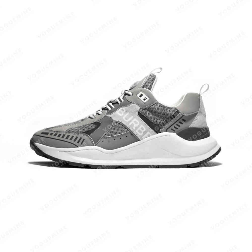 Grey Burberry Black Premium Quality Sneakers