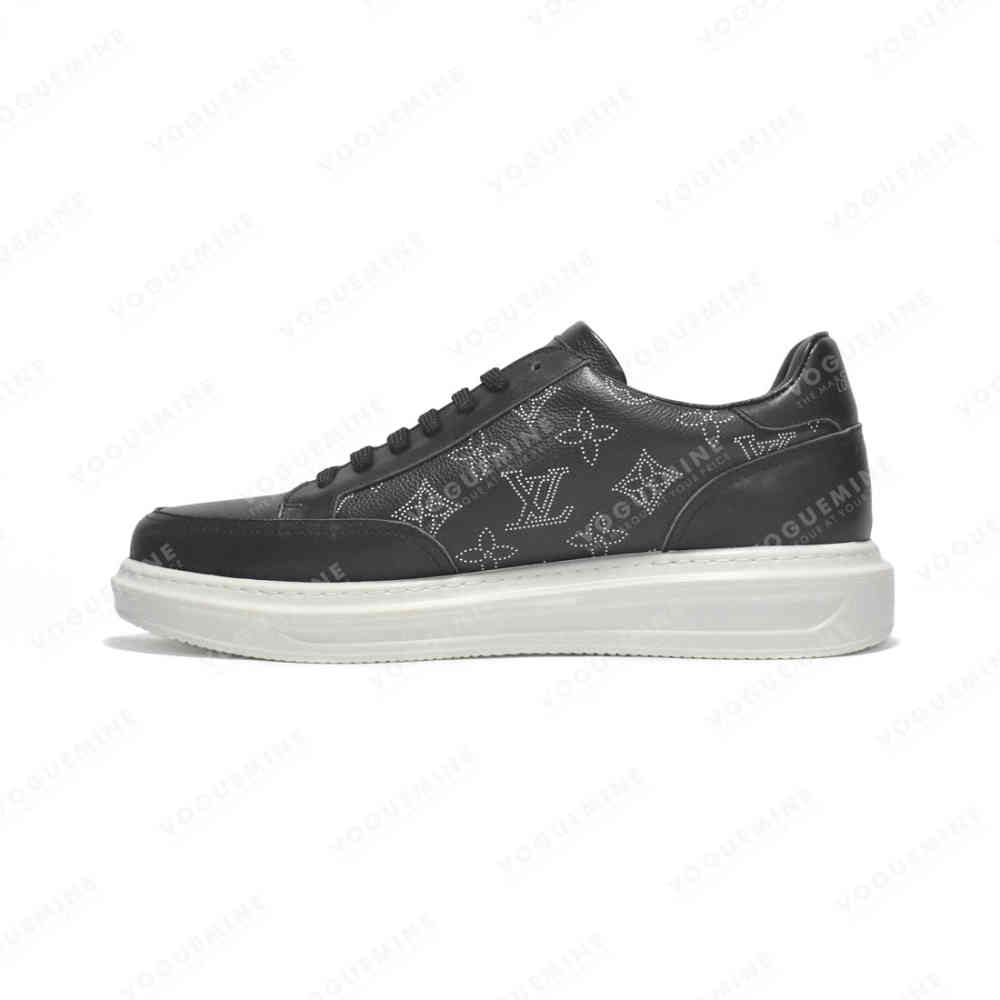 Black Louis Vuitton White Premium Quality Sneakers