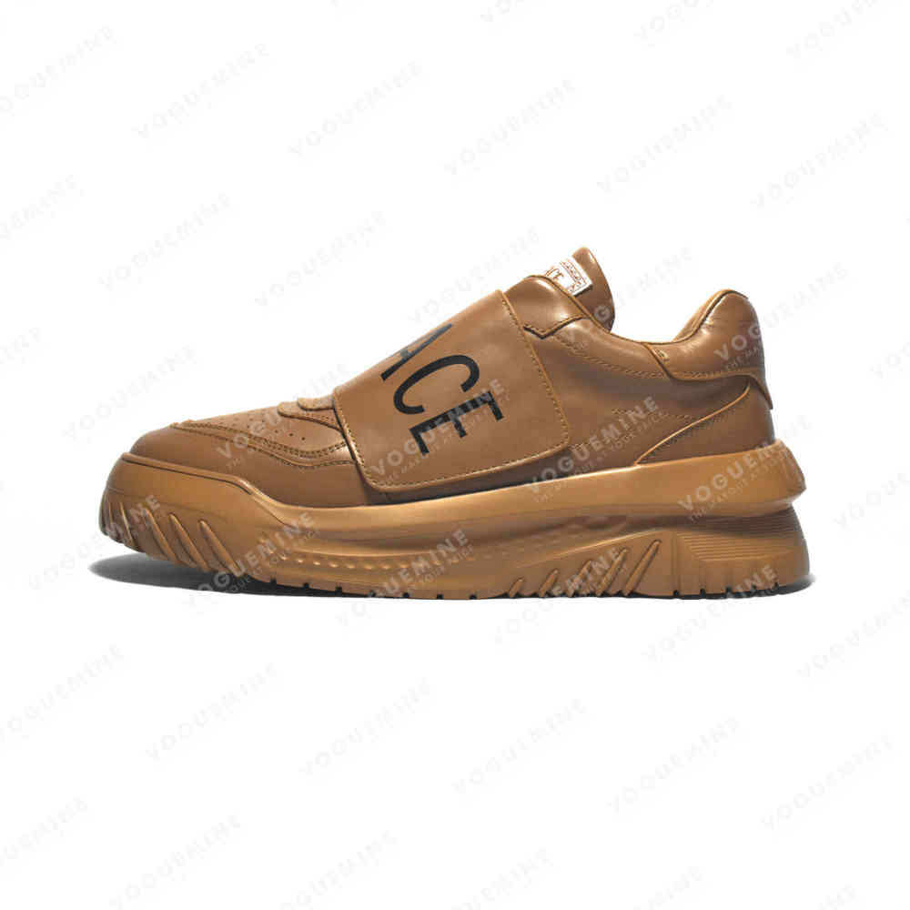 Brown Versace White Premium Quality Sneakers