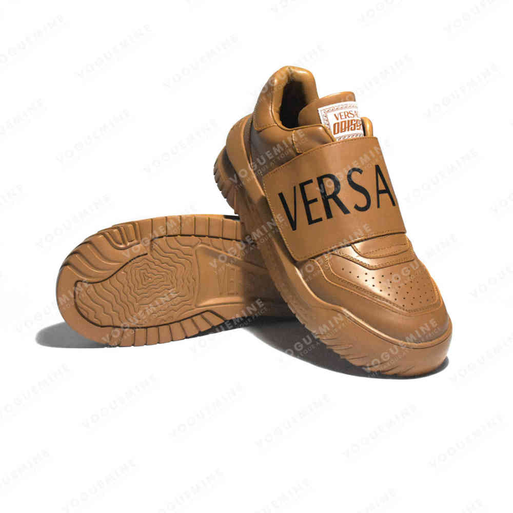Versace Brown Premium Quality Sneakers-thumb-5
