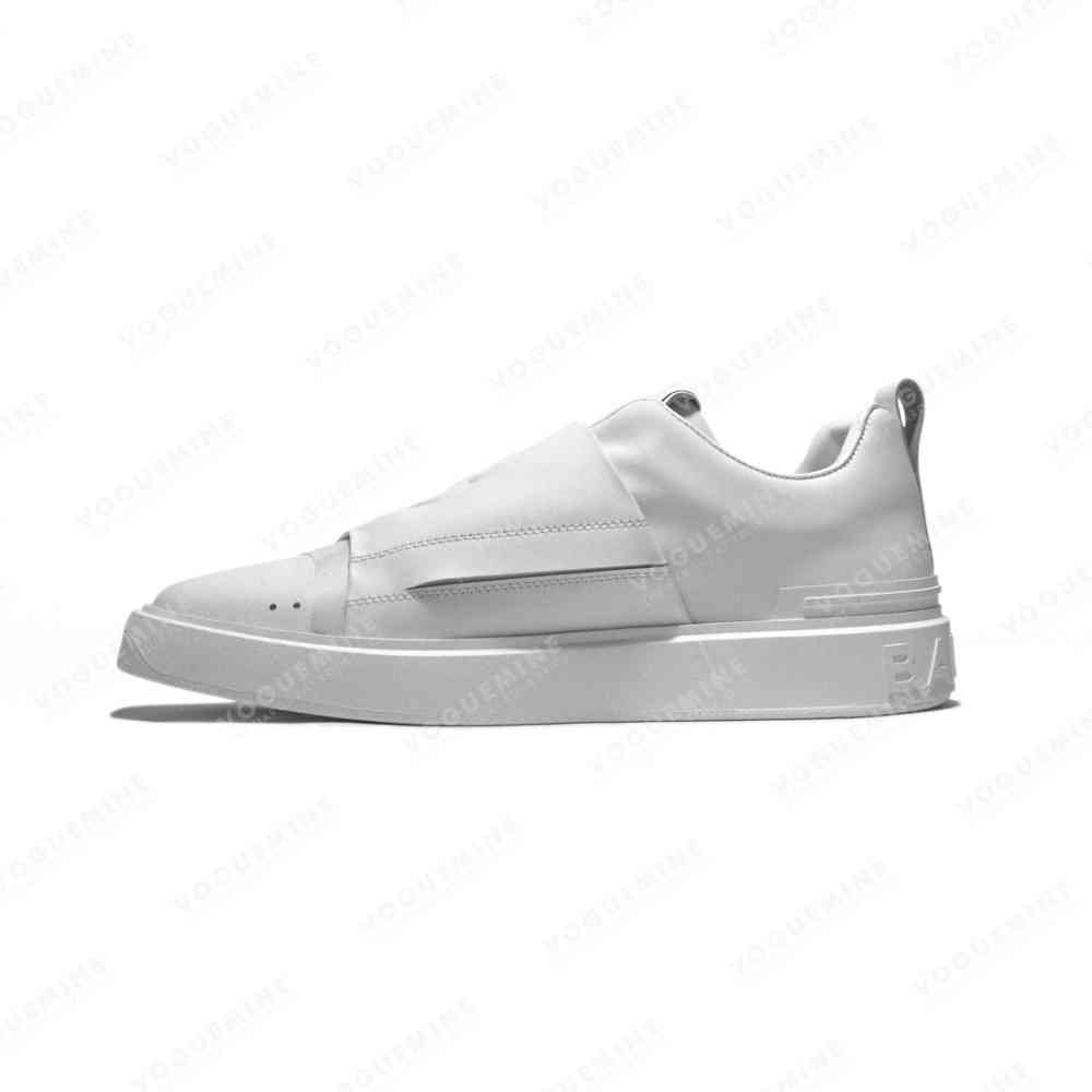 White Balmain Paris Black Premium Quality Sneakers