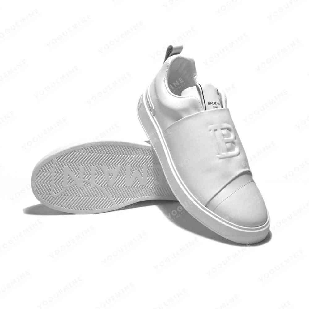 Balmain Paris White Premium Quality Sneakers-5