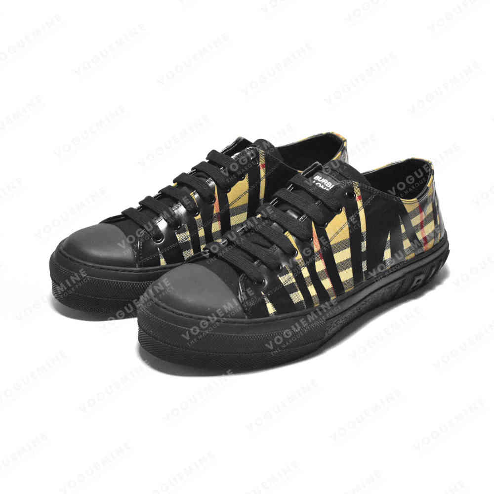 Burberry Check Baumwoll Premium Sneakers-thumb-2