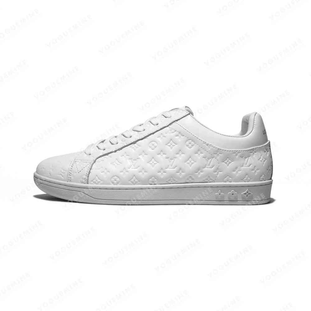 White Louis Vuitton Black Premium Quality Sneakers