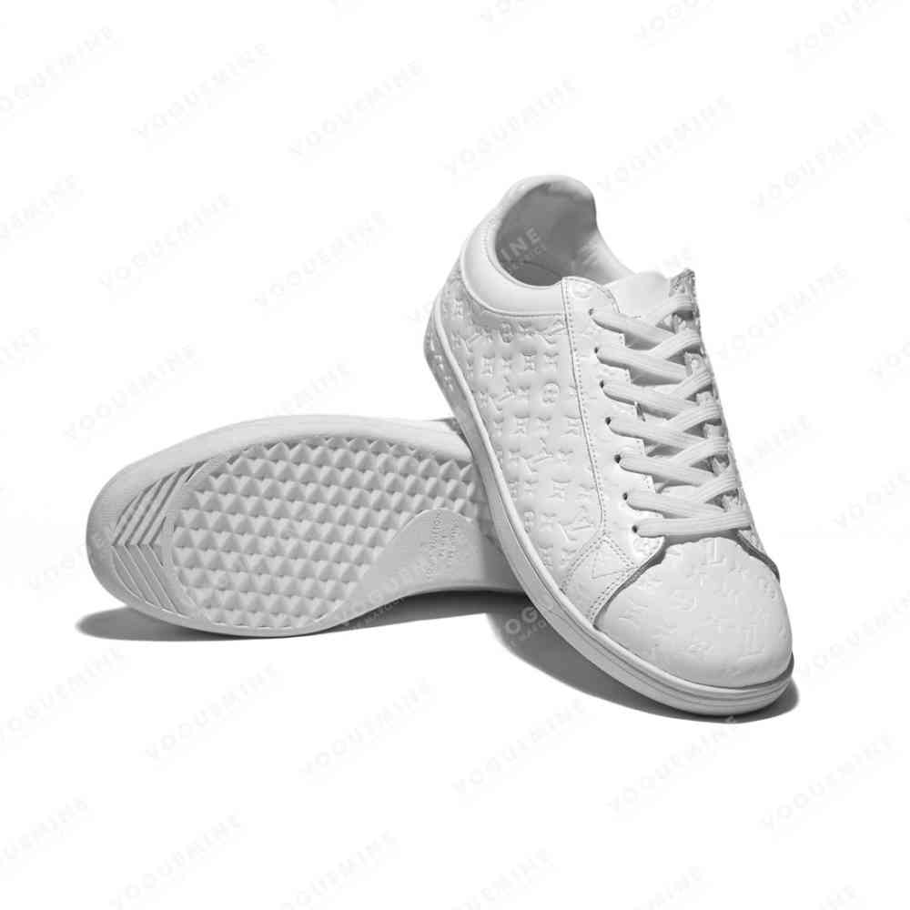 Louis Vuitton White Premium Quality Sneakers-thumb-5