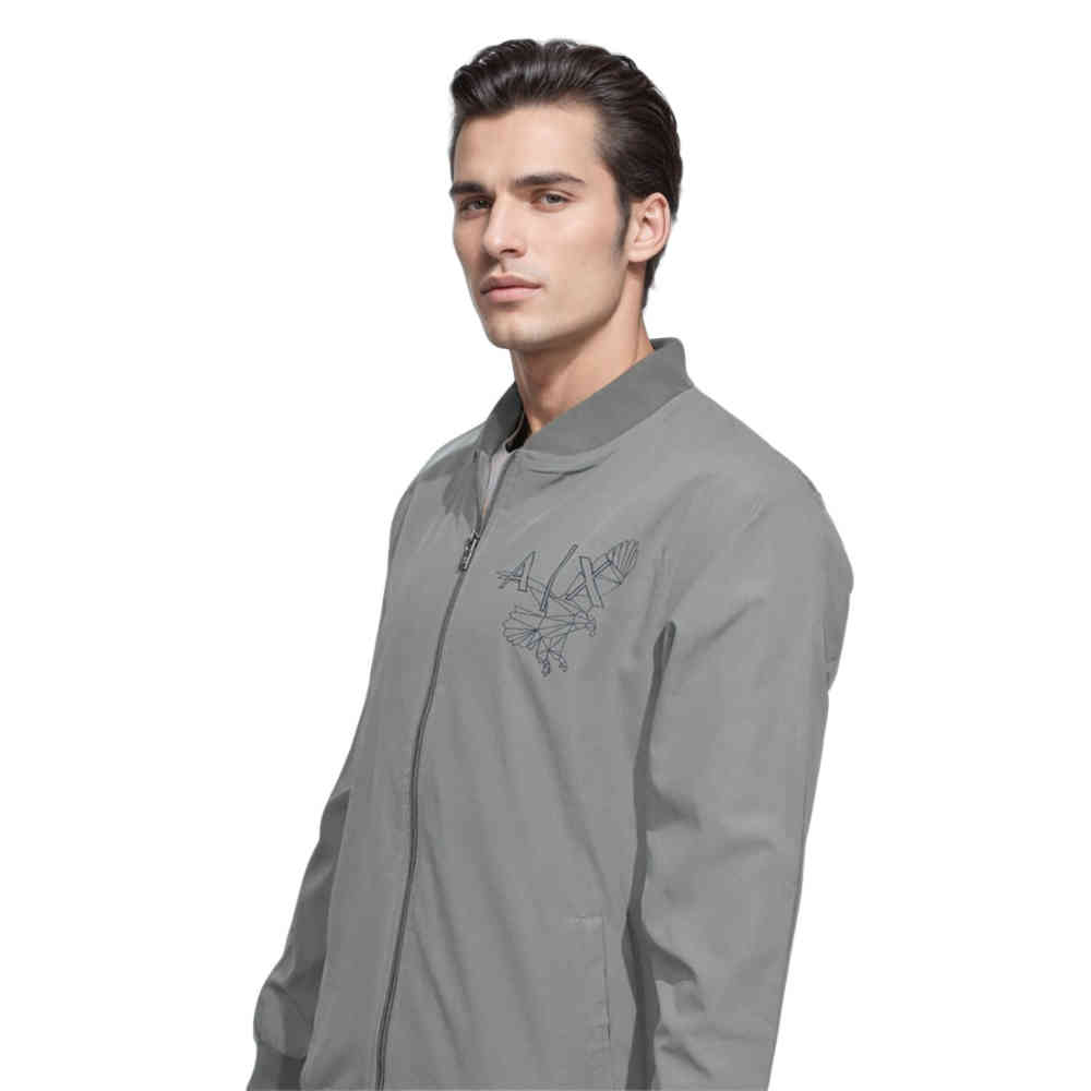 Armani Exchange Eagle Print Grey Premium Jacket