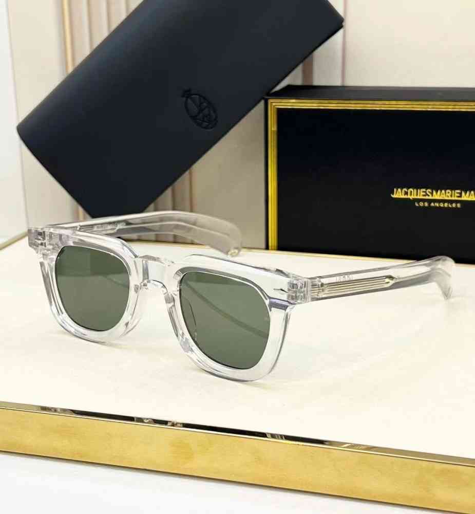 Jacques Marie Mage Green Luxury Sunglasses-thumb-0