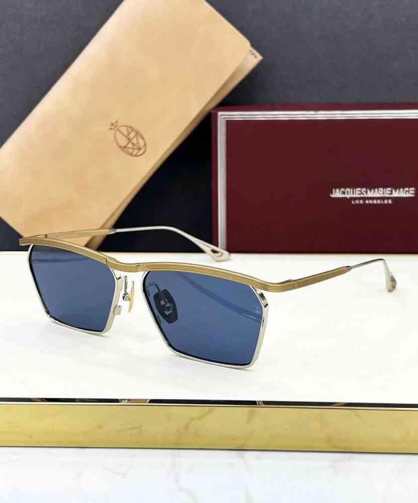 Blue Jacques Marie Mage Grey Luxury Sunglasses