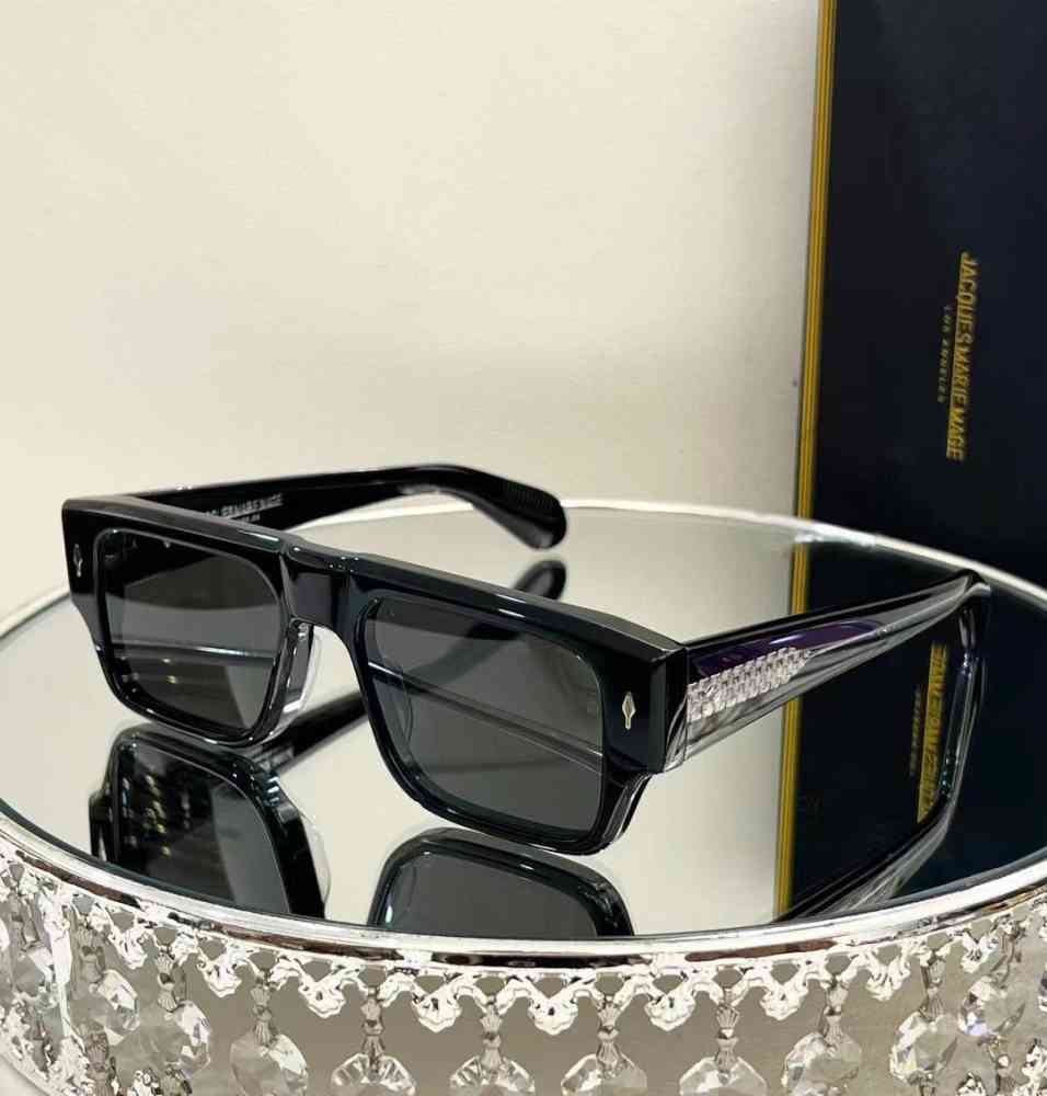 Black Jacques Marie Mage Brown Luxury Sunglasses