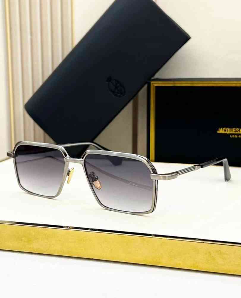 Black Jacques Marie Mage blue Luxury Sunglasses