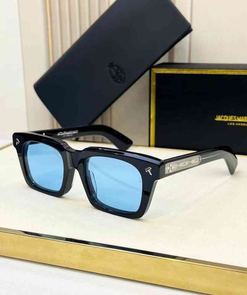 Blue Jacques Marie Mage Black Luxury Sunglasses