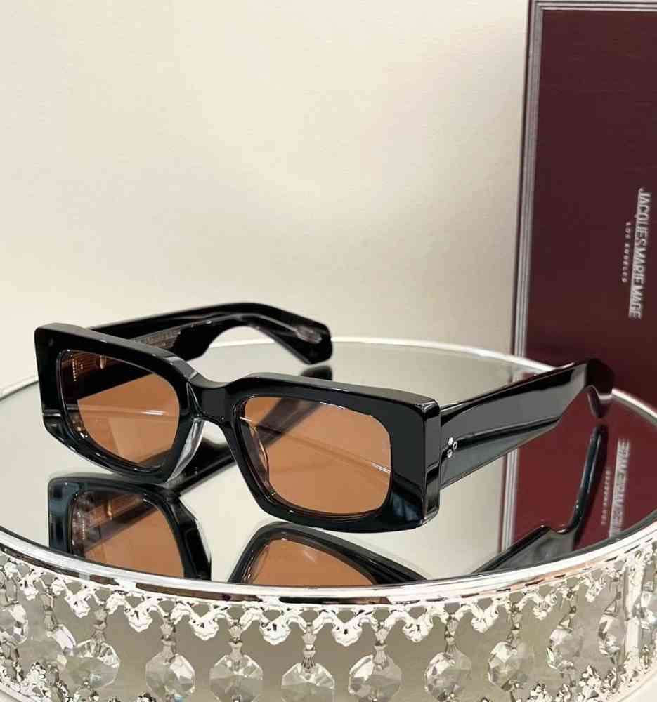 Brown Jacques Marie Mage Blue Luxury Sunglasses