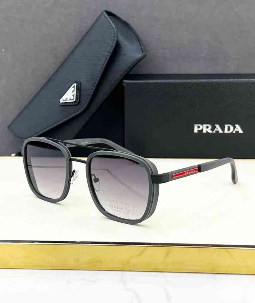 Black & Grey Prada Green Luxury Sunglasses