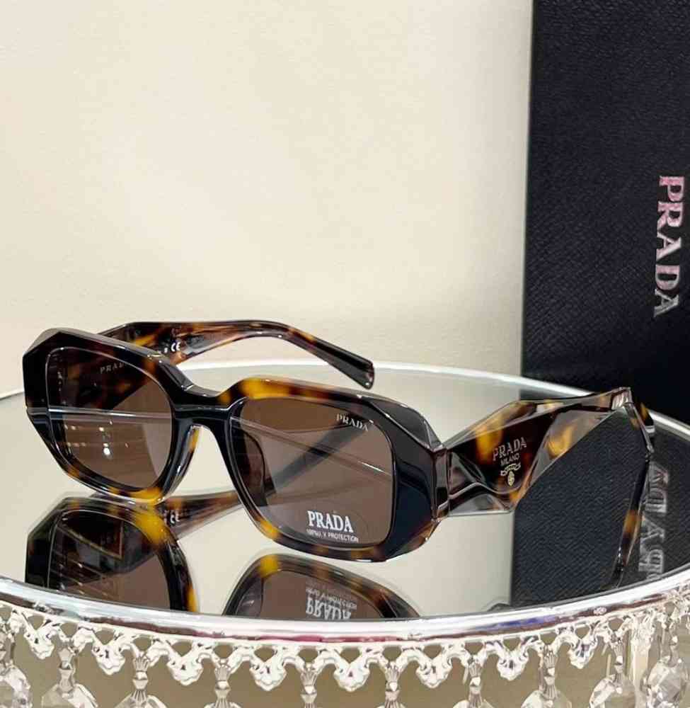 Black & Brown Prada Brown Luxury Sunglasses