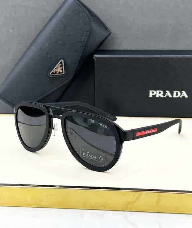 Black Prada Black & Silver Luxury Sunglasses