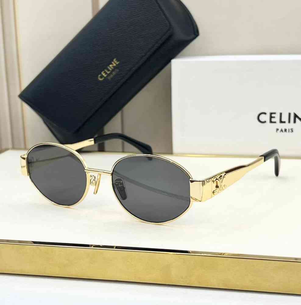 Black & Golden Celine Green & Brown Luxury Sunglasses