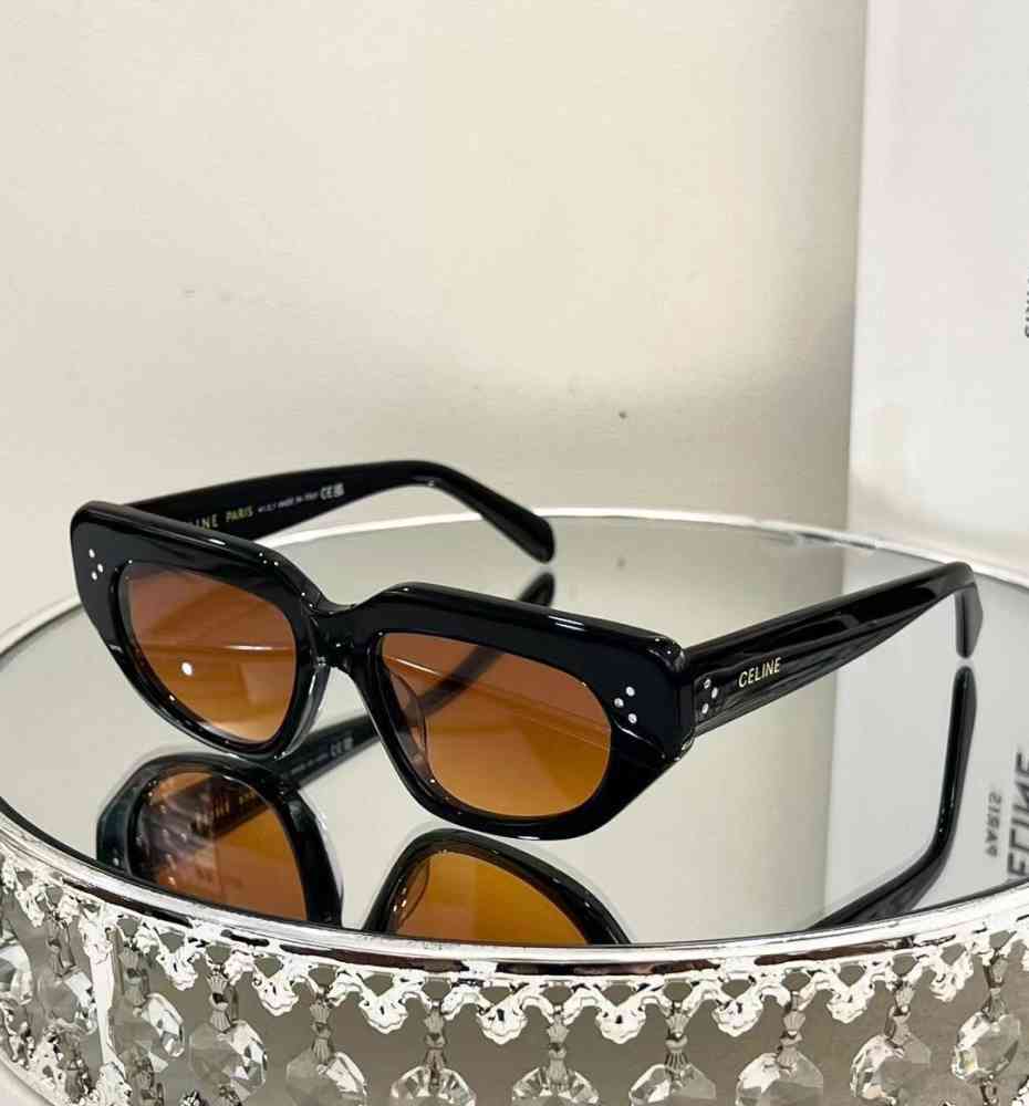 Black & Brown Celine Brown Luxury Sunglasses