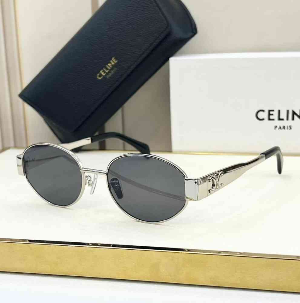 Black & Silver Celine Green & Brown Luxury Sunglasses