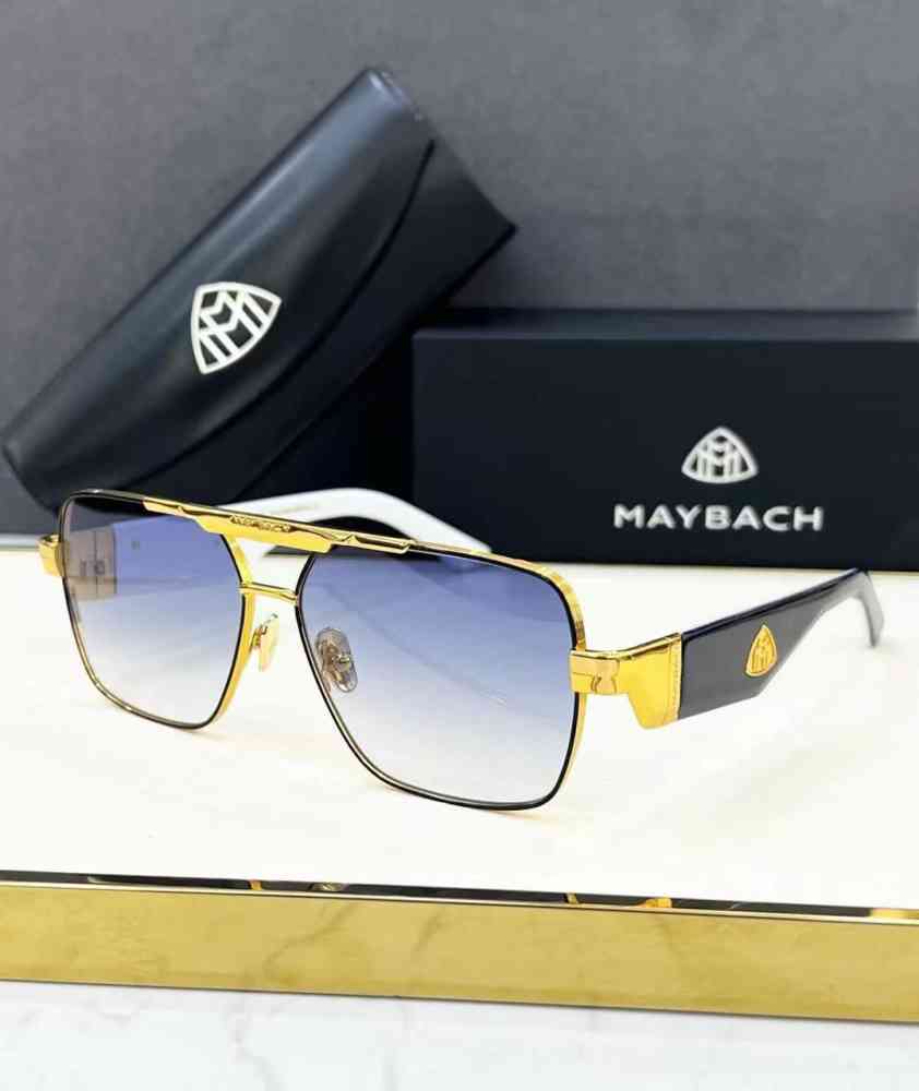 Blue & Golden Maybach Black & Silver Luxury Sunglasses