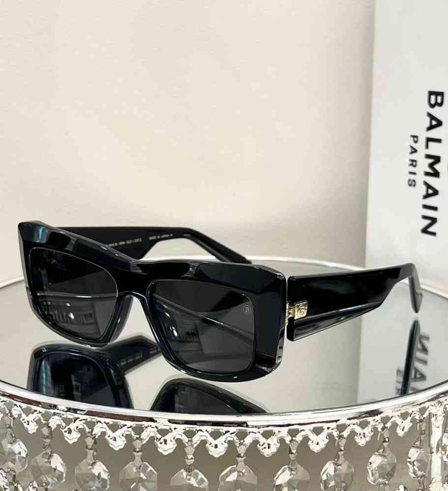 Black Balmain Black & Brown Luxury Sunglasses