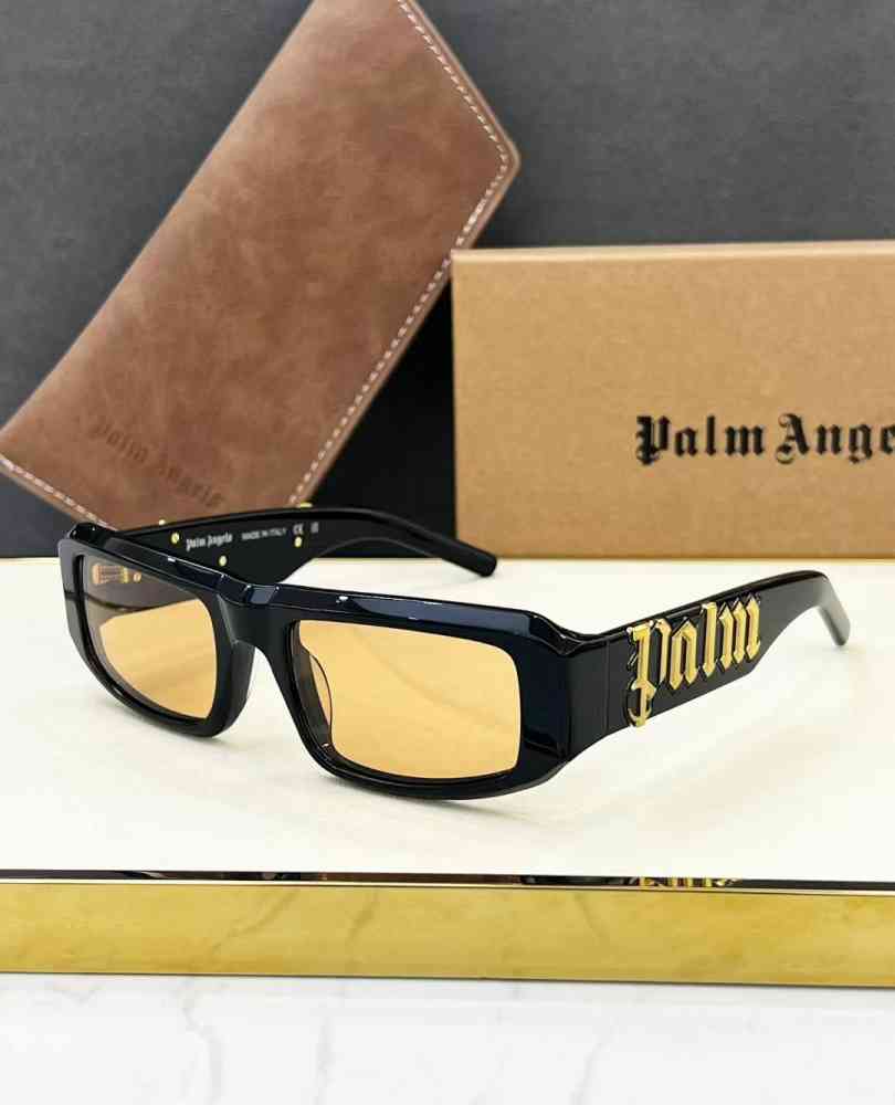 Black & Brown Palm Angels Black Luxury Sunglasses