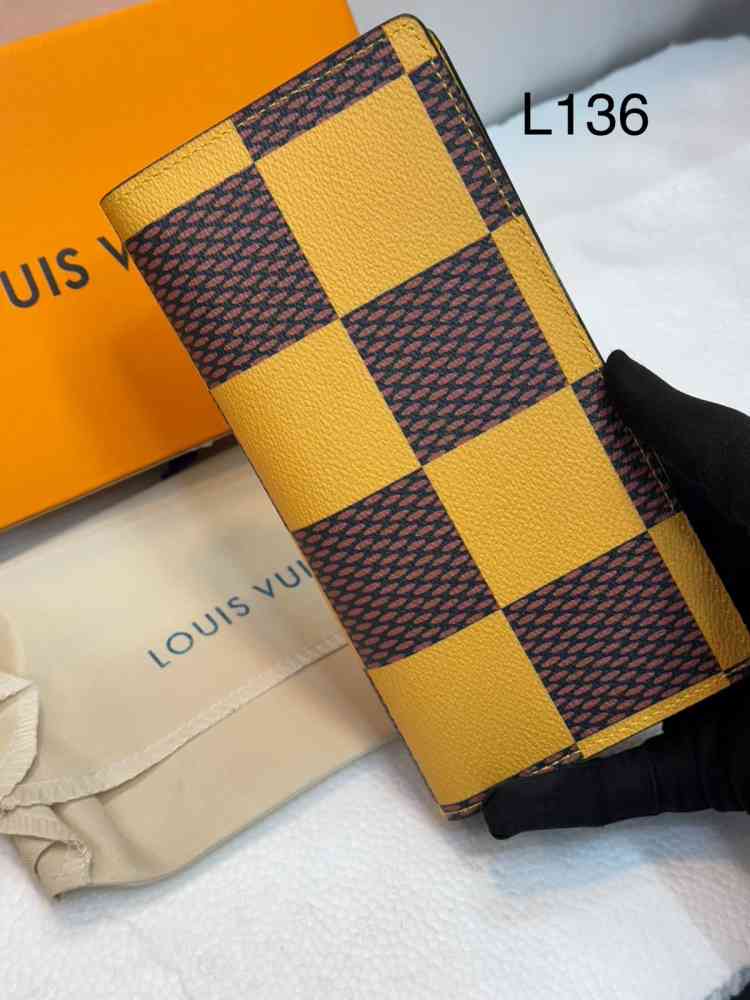 Louis Vuitton Yellow Premium Long Wallet-1