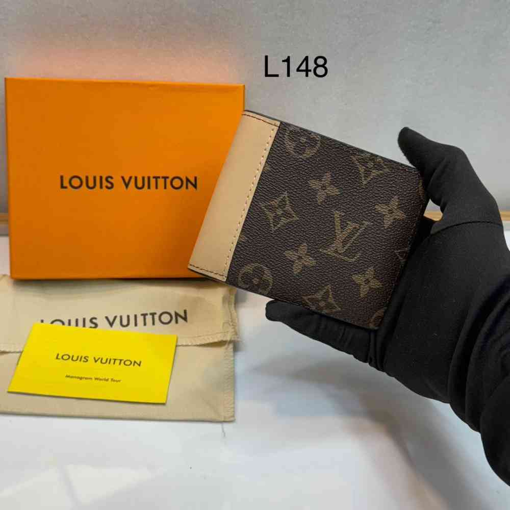 Louis Vuitton Brown Premium Compact Wallet-thumb-0