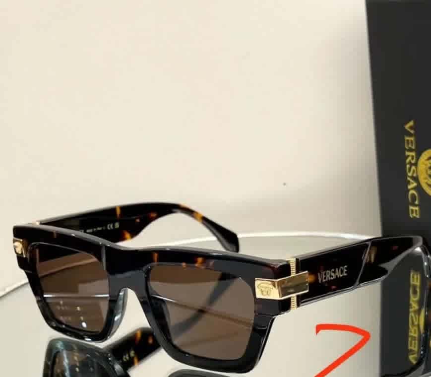 Versace Brown Luxury Sunglasses-thumb-0