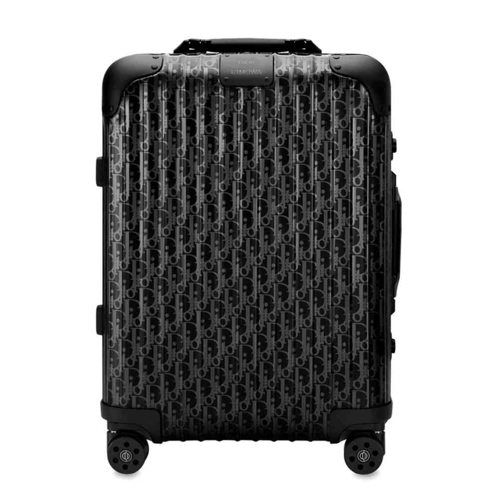 Black Dior & Rimowa dark Grey Premium Cabin Trolley Bag