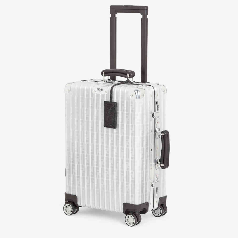 Fendi & Rimowa Grey Premium Cabin Trolley Bag-1