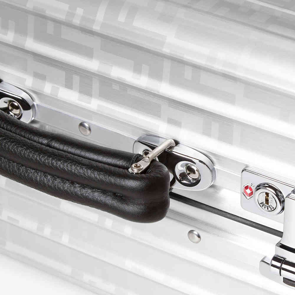 Fendi & Rimowa Grey Premium Cabin Trolley Bag-4
