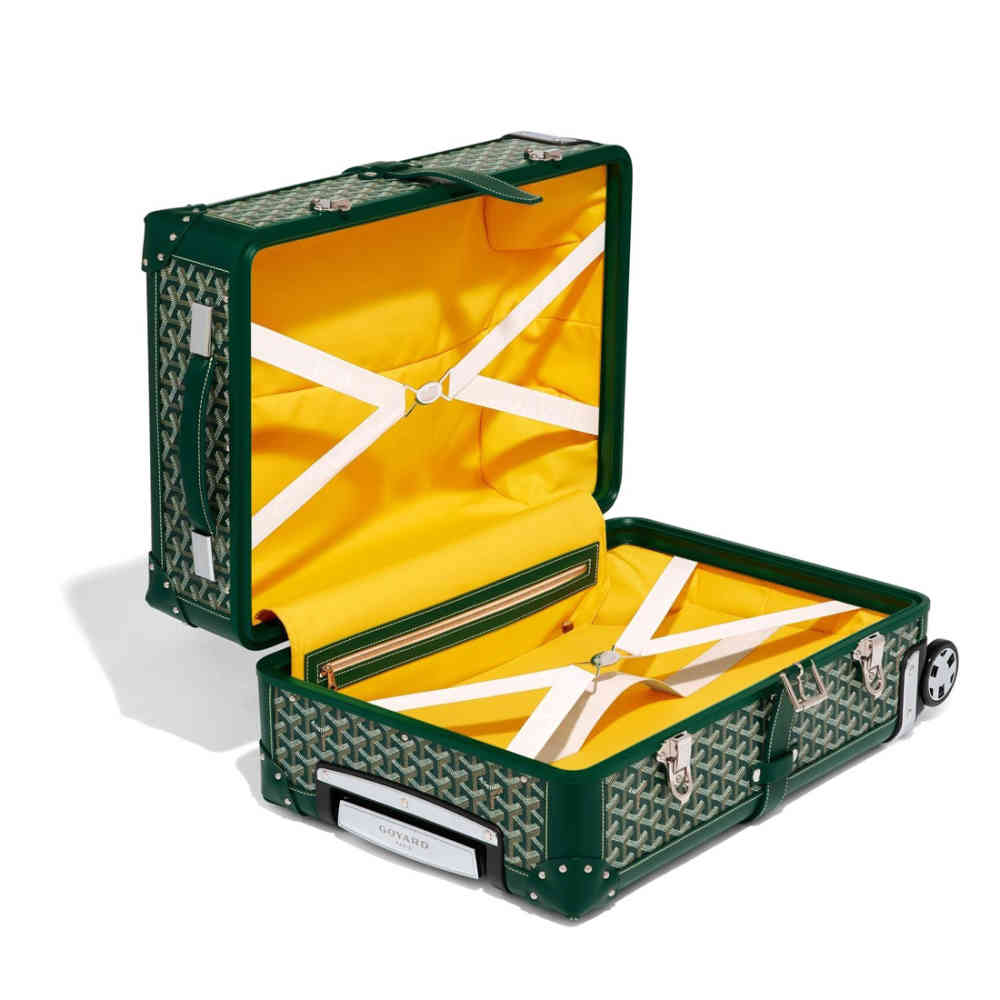 Goyard Green Premium Trolley Bag-thumb-2