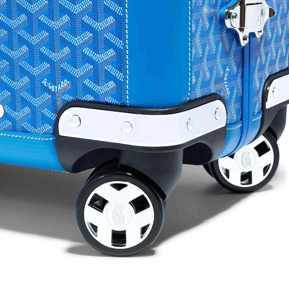 Goyard Blue Premium Trolley Bag-5